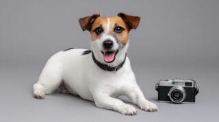 Chien photographe